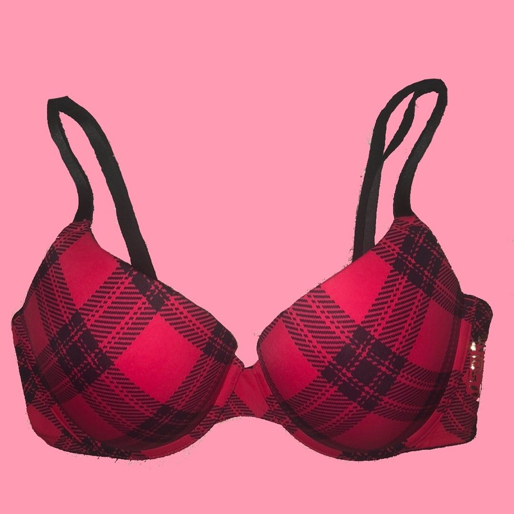 Plaid VS Push Up Bra